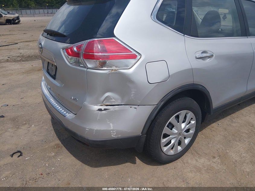 2015 Nissan Rogue VIN KNMAT2MVXFP515097 IAAI salvage auction — NORMAL WEAR, Clear (Montana), sold $600 on 2026-07-29 (photo 6)