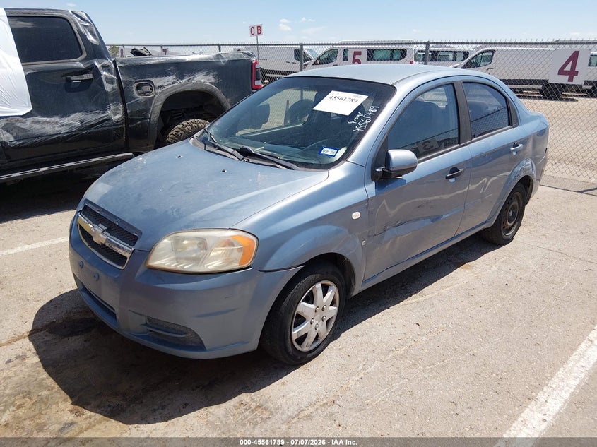 2007 Chevrolet Aveo VIN KL1TD56677B062964 IAAI salvage auction — UNKNOWN, Salvage (Texas), sold $250 on 2026-07-22 (photo 2)