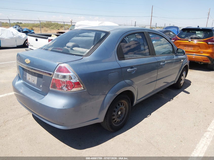 2007 Chevrolet Aveo VIN KL1TD56677B062964 IAAI salvage auction — UNKNOWN, Salvage (Texas), sold $250 on 2026-07-22 (photo 4)
