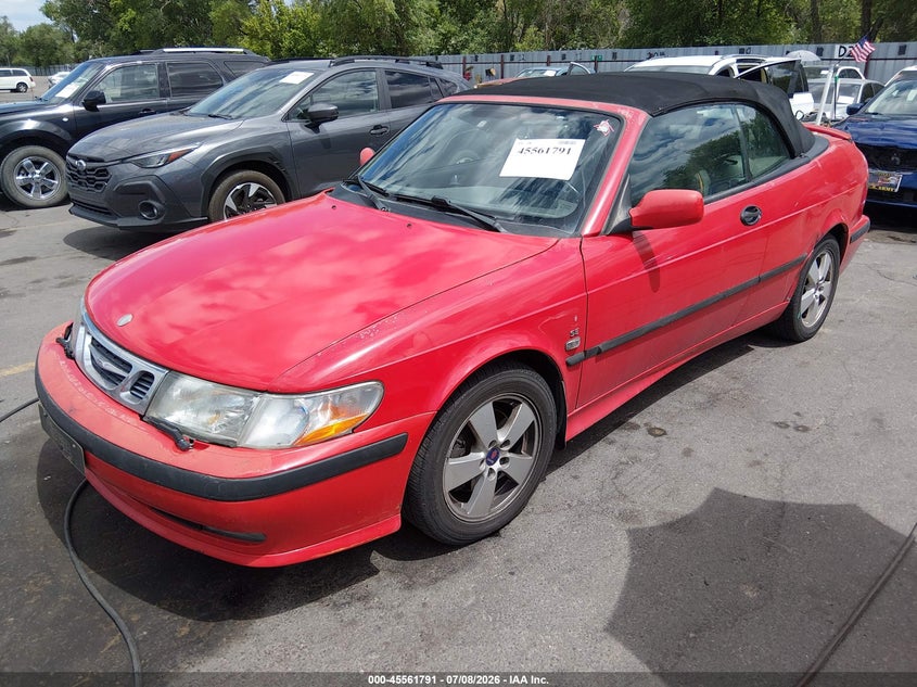 2002 Saab 9-3 VIN YS3DF75KX27013229 IAAI salvage auction — SIDE, Salvage (Utah), sold $275 on 2026-07-30 (photo 2)