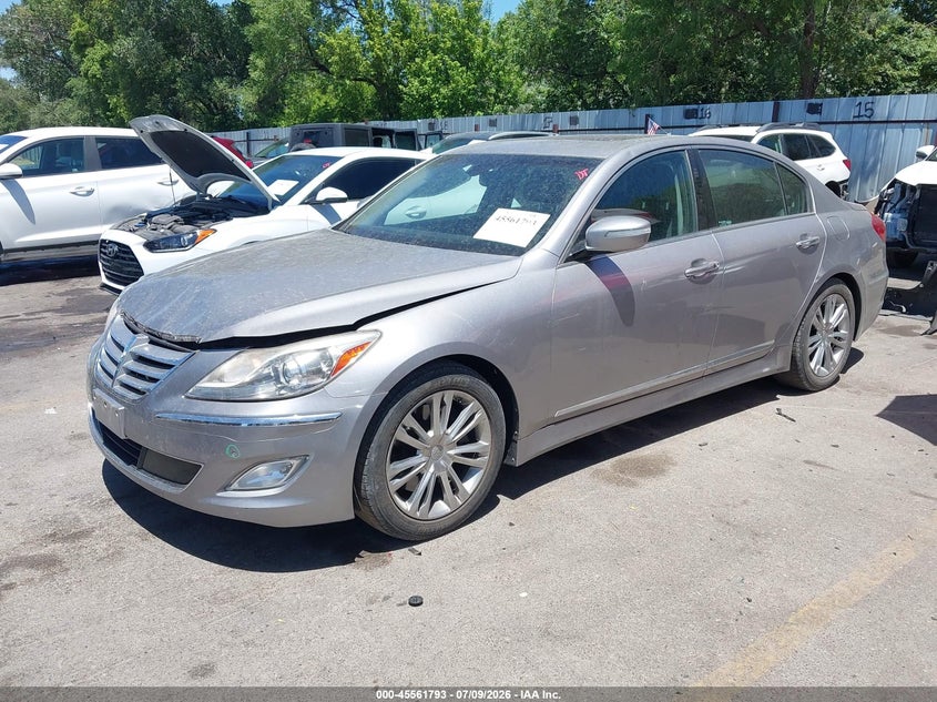 2012 Hyundai Genesis VIN KMHGC4DF6CU172893 IAAI salvage auction — FRONT END, Salvage (Utah), sold $700 on 2026-07-30 (photo 2)