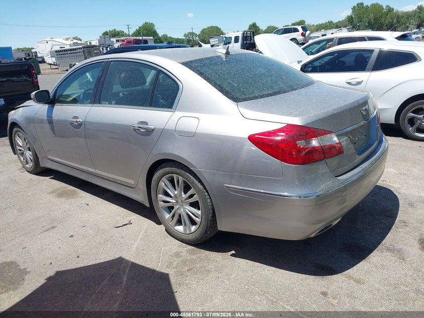 2012 Hyundai Genesis VIN KMHGC4DF6CU172893 IAAI salvage auction — FRONT END, Salvage (Utah), sold $700 on 2026-07-30 (photo 3)