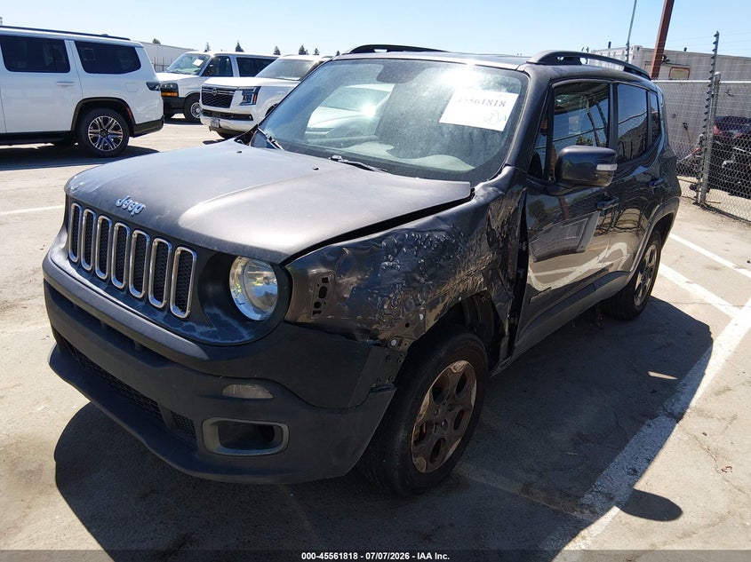 2017 Jeep Renegade VIN ZACCJBAB9HPG45970 IAAI salvage auction — NORMAL WEAR, Salvage Title - Dealer (California), sold $625 on 2026-07-28 (photo 2)