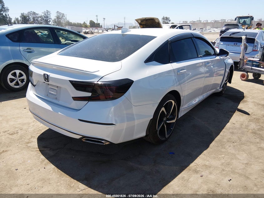 2020 Honda Accord VIN 1HGCV1F33LA076754 IAAI salvage auction — RIGHT FRONT, Salvage (California), sold $7,600 on 2026-07-29 (photo 4)
