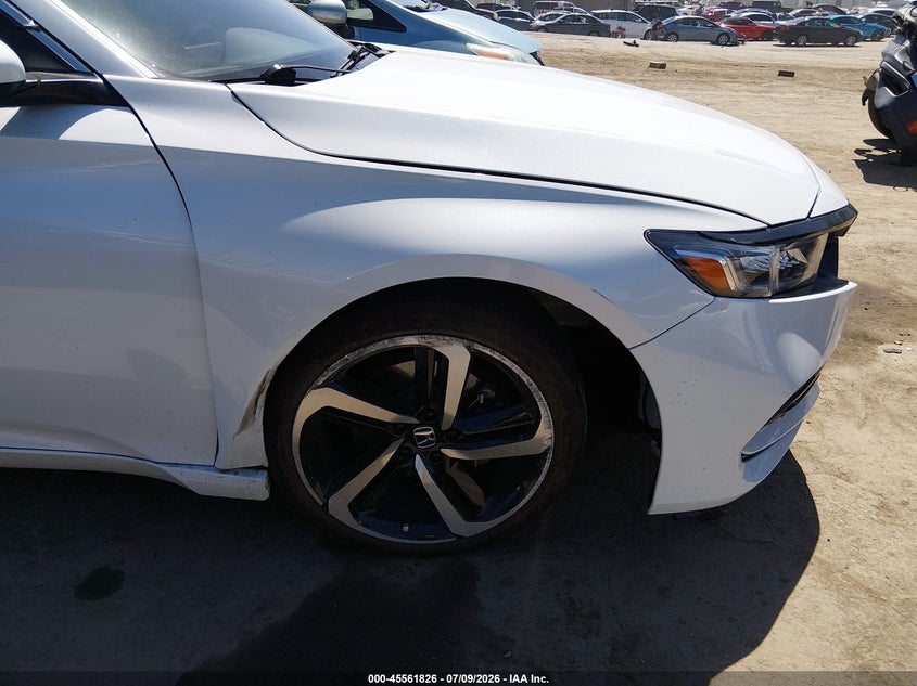 2020 Honda Accord VIN 1HGCV1F33LA076754 IAAI salvage auction — RIGHT FRONT, Salvage (California), sold $7,600 on 2026-07-29 (photo 6)