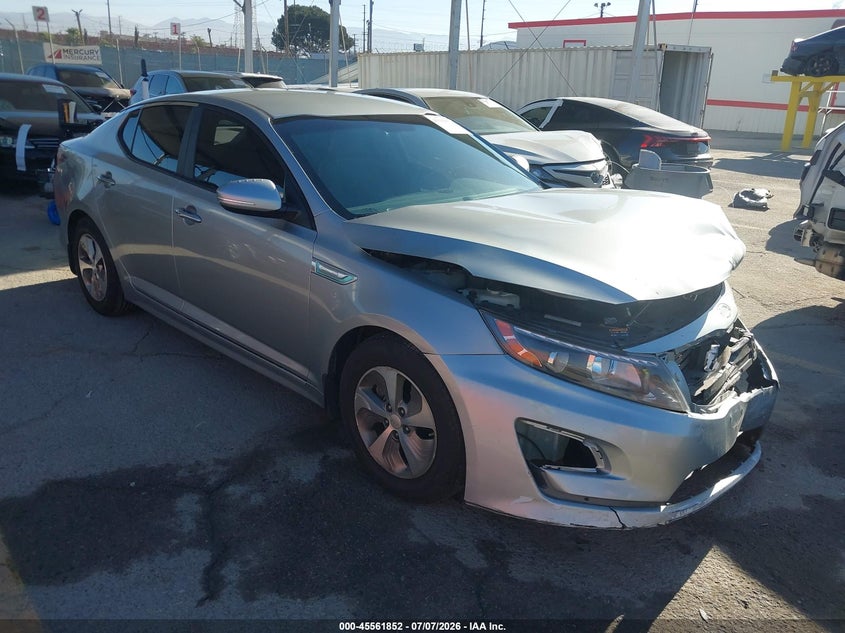 2014 Kia Optima VIN KNAGM4AD5E5065655 IAAI salvage auction — FRONT END, Salvage (California), sold $900 on 2026-07-22 (photo 1)