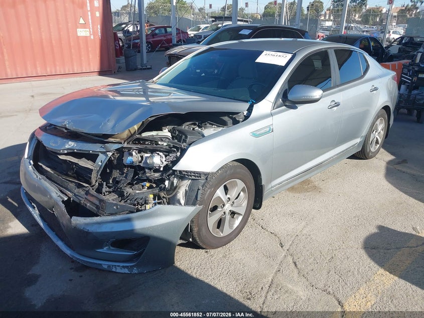 2014 Kia Optima VIN KNAGM4AD5E5065655 IAAI salvage auction — FRONT END, Salvage (California), sold $900 on 2026-07-22 (photo 2)