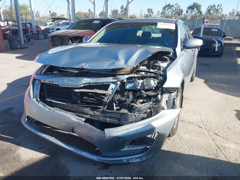 2014 Kia Optima VIN KNAGM4AD5E5065655 IAAI salvage auction — FRONT END, Salvage (California), sold $900 on 2026-07-22 (photo 6)