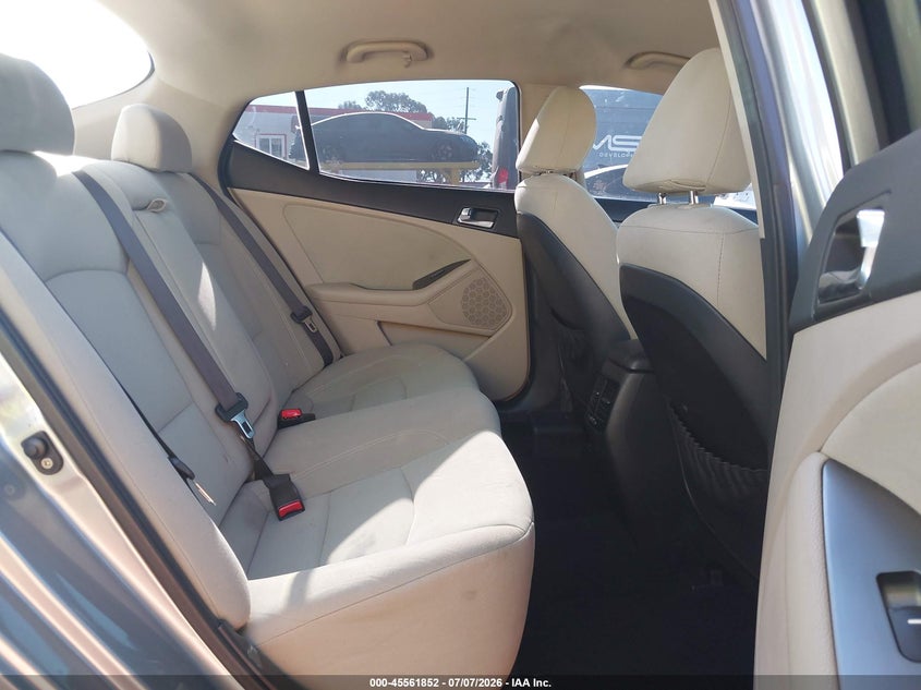 2014 Kia Optima VIN KNAGM4AD5E5065655 IAAI salvage auction — FRONT END, Salvage (California), sold $900 on 2026-07-22 (photo 8)