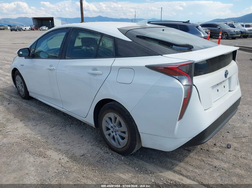 2016 Toyota Prius VIN JTDKBRFU2G3019546 IAAI salvage auction — RIGHT FRONT, Salvage (Montana), sold $1,400 on 2026-08-02 (photo 3)