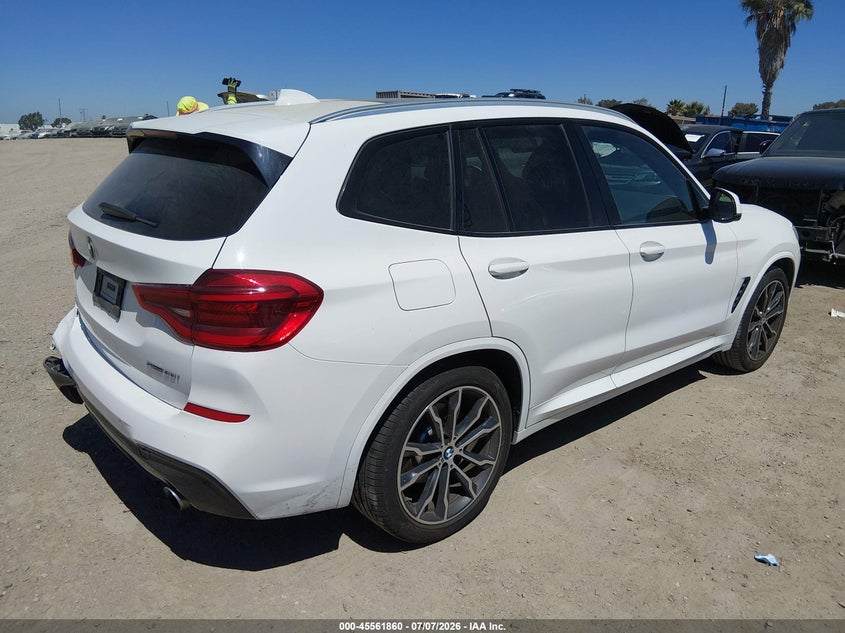 2019 BMW X3 VIN 5UXTR7C51KLF31083 IAAI salvage auction — REAR END, Salvage (California), sold $2,050 on 2026-07-29 (photo 4)