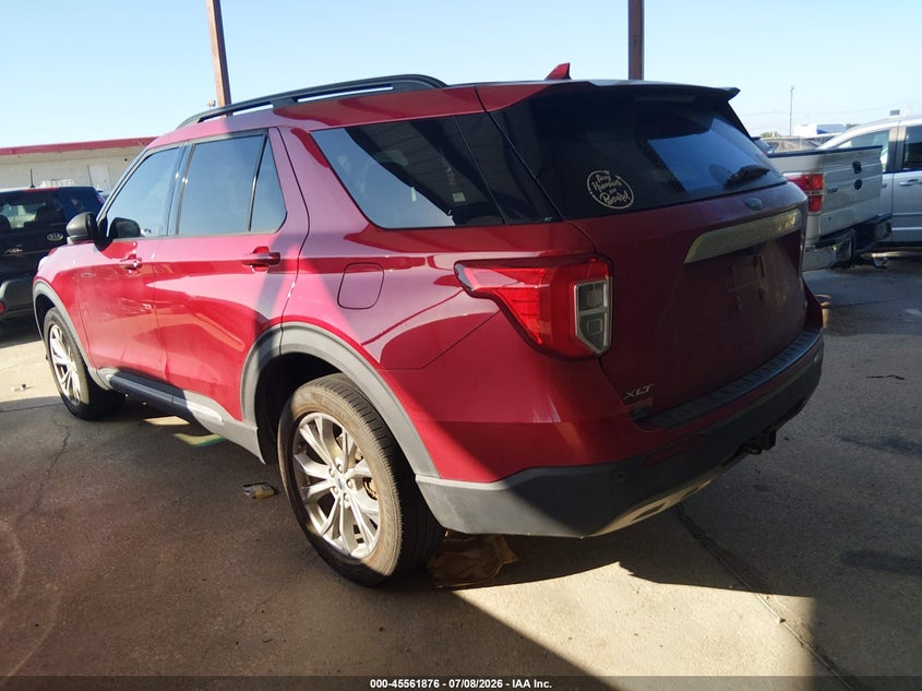 2020 Ford Explorer VIN 1FMSK8DH4LGC28429 IAAI salvage auction — NORMAL WEAR, Original (Texas), sold $10,000 on 2026-07-29 (photo 3)
