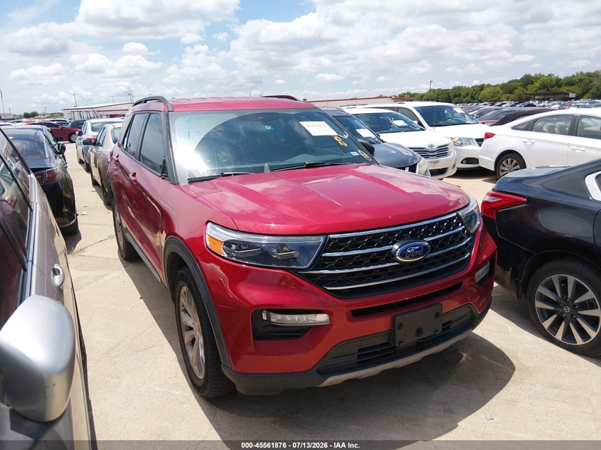2020 Ford Explorer VIN 1FMSK8DH4LGC28429 IAAI salvage auction — NORMAL WEAR, Original (Texas), sold $10,000 on 2026-07-29 (photo 1)