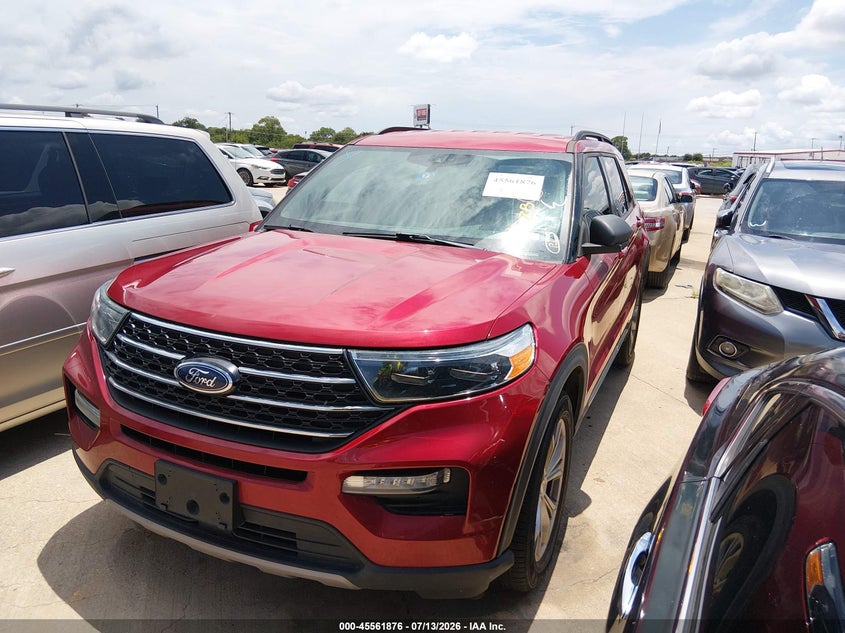 2020 Ford Explorer VIN 1FMSK8DH4LGC28429 IAAI salvage auction — NORMAL WEAR, Original (Texas), sold $10,000 on 2026-07-29 (photo 2)