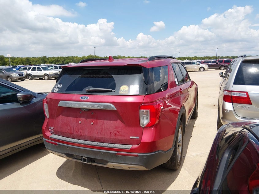 2020 Ford Explorer VIN 1FMSK8DH4LGC28429 IAAI salvage auction — NORMAL WEAR, Original (Texas), sold $10,000 on 2026-07-29 (photo 4)