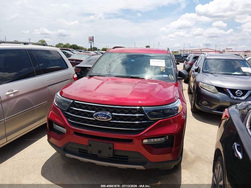2020 Ford Explorer VIN 1FMSK8DH4LGC28429 IAAI salvage auction — NORMAL WEAR, Original (Texas), sold $10,000 on 2026-07-29 (photo 6)