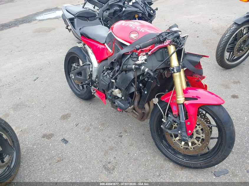 2018 Honda Cbr VIN JH2PC40J9JK400450 IAAI salvage auction — FRONT END, Mv-907A (New York), sold $1,400 on 2026-07-29 (photo 1)