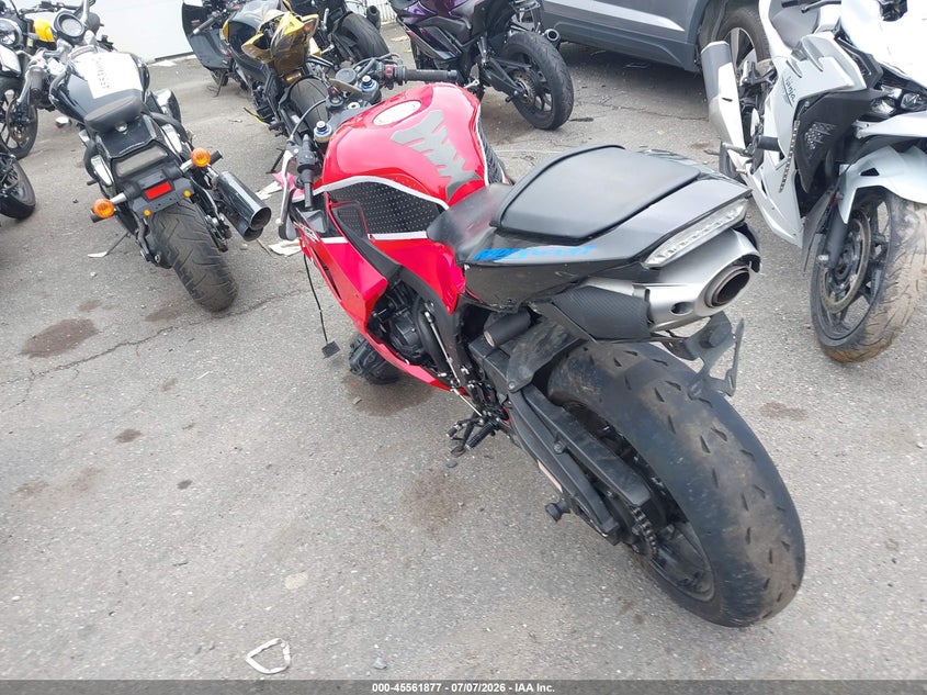 2018 Honda Cbr VIN JH2PC40J9JK400450 IAAI salvage auction — FRONT END, Mv-907A (New York), sold $1,400 on 2026-07-29 (photo 3)