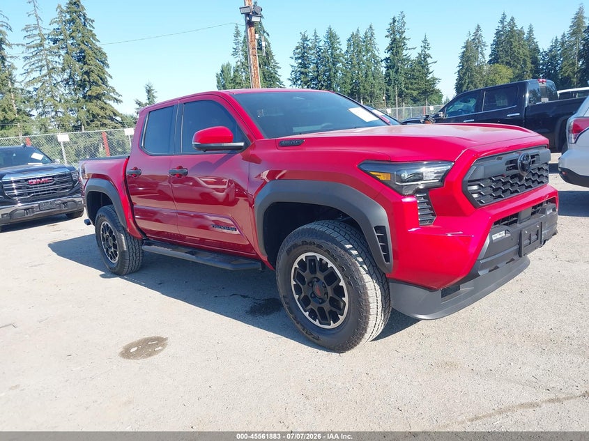 2026 Toyota Tacoma VIN 3TYLC5LNXTT059121 IAAI salvage auction — REAR END, Bill Of Sale (Washington), sold $23,200 on 2026-07-30 (photo 1)
