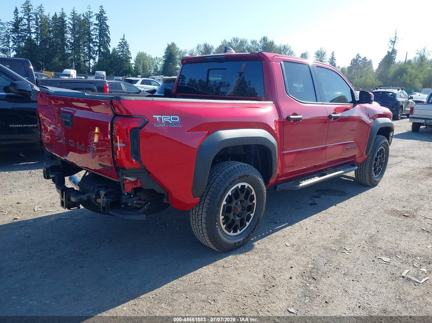 2026 Toyota Tacoma VIN 3TYLC5LNXTT059121 IAAI salvage auction — REAR END, Bill Of Sale (Washington), sold $23,200 on 2026-07-30 (photo 4)