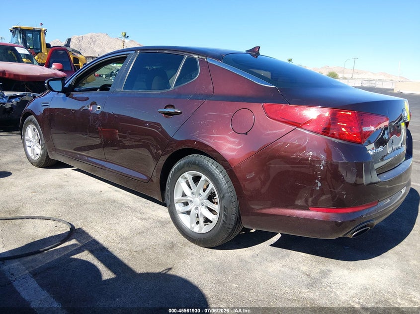 2012 Kia Optima VIN 5XXGM4A78CG080446 IAAI salvage auction — THEFT, Salvage Title, sold $1,100 on 2026-07-31 (photo 3)