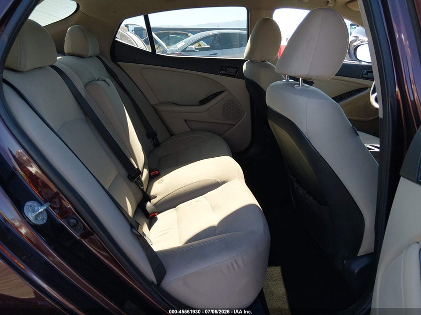 2012 Kia Optima VIN 5XXGM4A78CG080446 IAAI salvage auction — THEFT, Salvage Title, sold $1,100 on 2026-07-31 (photo 8)