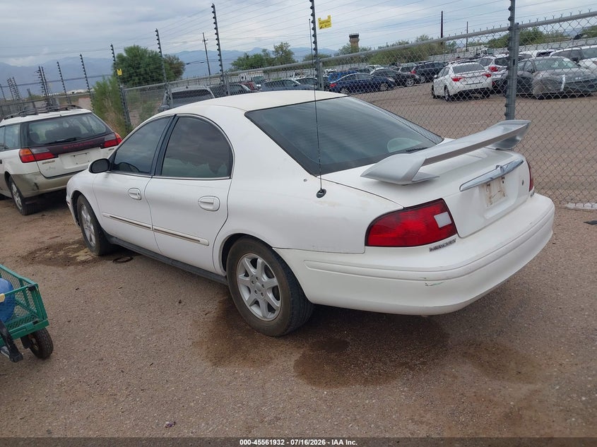 2001 Mercury Sable VIN 1MEFM53U61A625233 IAAI salvage auction — NORMAL WEAR, Clear (Arizona), sold $250 on 2026-07-30 (photo 3)