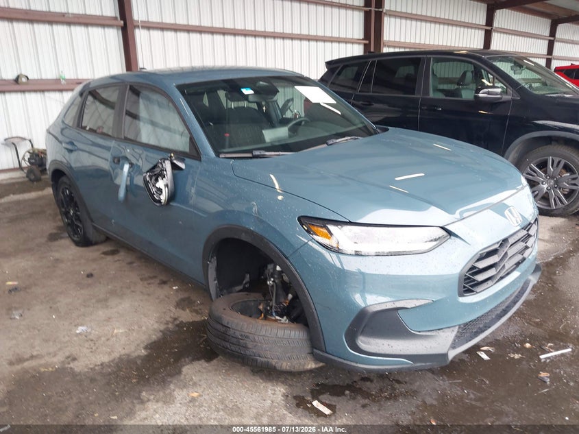 2024 Honda Hr-v VIN 3CZRZ1H50RM714413 IAAI salvage auction — RIGHT FRONT, Salvage Title, sold $7,100 on 2026-08-20 (photo 1)