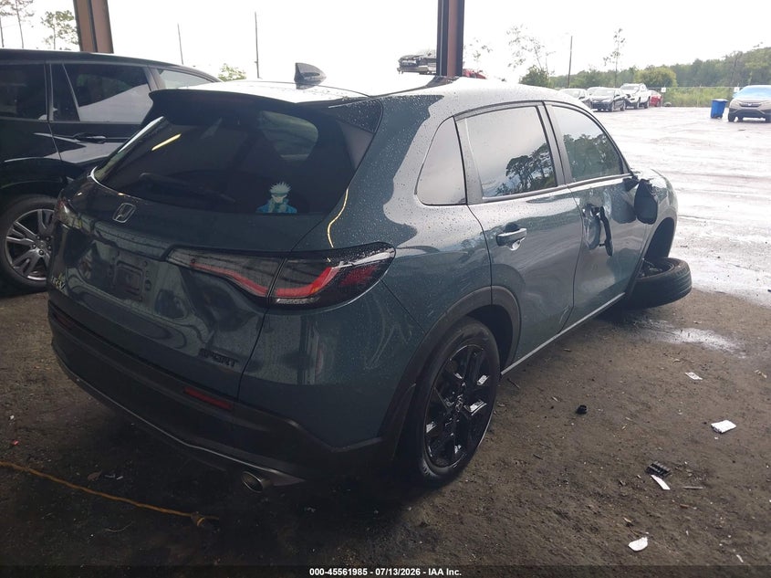 2024 Honda Hr-v VIN 3CZRZ1H50RM714413 IAAI salvage auction — RIGHT FRONT, Salvage Title, sold $7,100 on 2026-08-20 (photo 4)