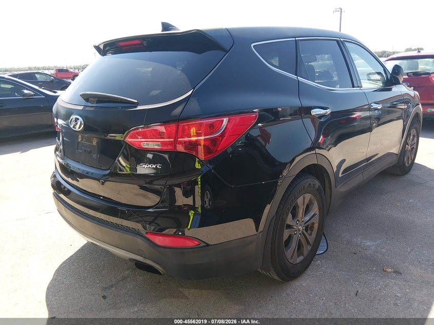 2013 Hyundai Santa fe VIN 5XYZT3LB8DG111618 IAAI salvage auction — NORMAL WEAR, Original (Texas), sold $1,150 on 2026-07-29 (photo 4)