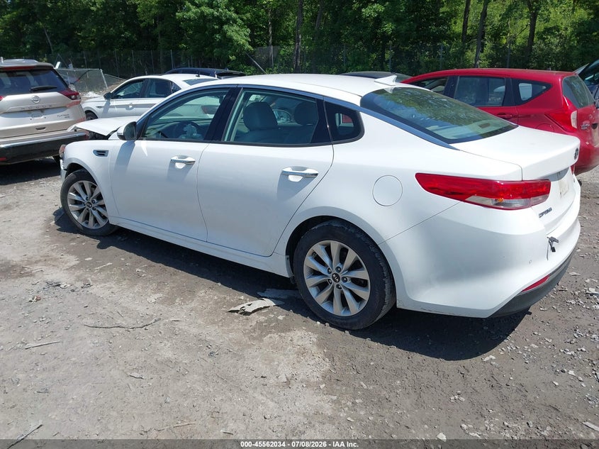 2018 Kia Optima VIN 5XXGU4L30JG241864 IAAI salvage auction — FRONT END, Mv-907A (New York), sold $125 on 2026-07-21 (photo 3)