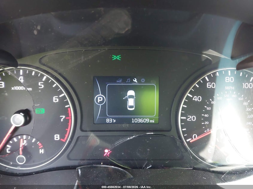 2018 Kia Optima VIN 5XXGU4L30JG241864 IAAI salvage auction — FRONT END, Mv-907A (New York), sold $125 on 2026-07-21 (photo 7)