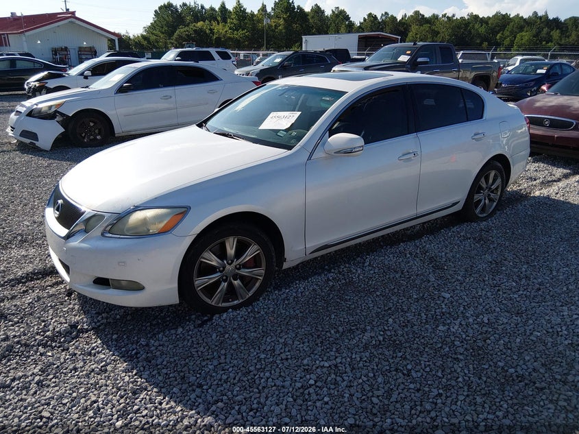 2011 Lexus Gs 350 VIN JTHCE1KS8B0028570 IAAI salvage auction — NORMAL WEAR, Clear (Alabama), sold $550 on 2026-07-30 (photo 2)