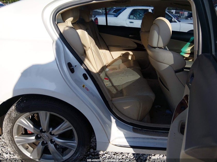 2011 Lexus Gs 350 VIN JTHCE1KS8B0028570 IAAI salvage auction — NORMAL WEAR, Clear (Alabama), sold $550 on 2026-07-30 (photo 8)
