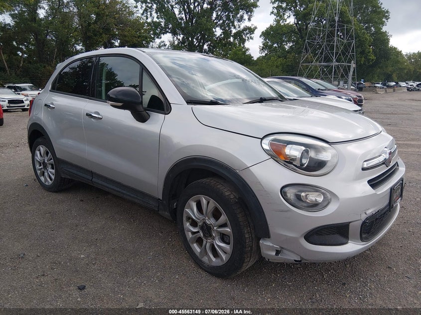 2016 Fiat 500x VIN ZFBCFXBT7GP409029 IAAI salvage auction — FRONT END, Clear (Indiana), sold $2,000 on 2026-07-08 (photo 1)