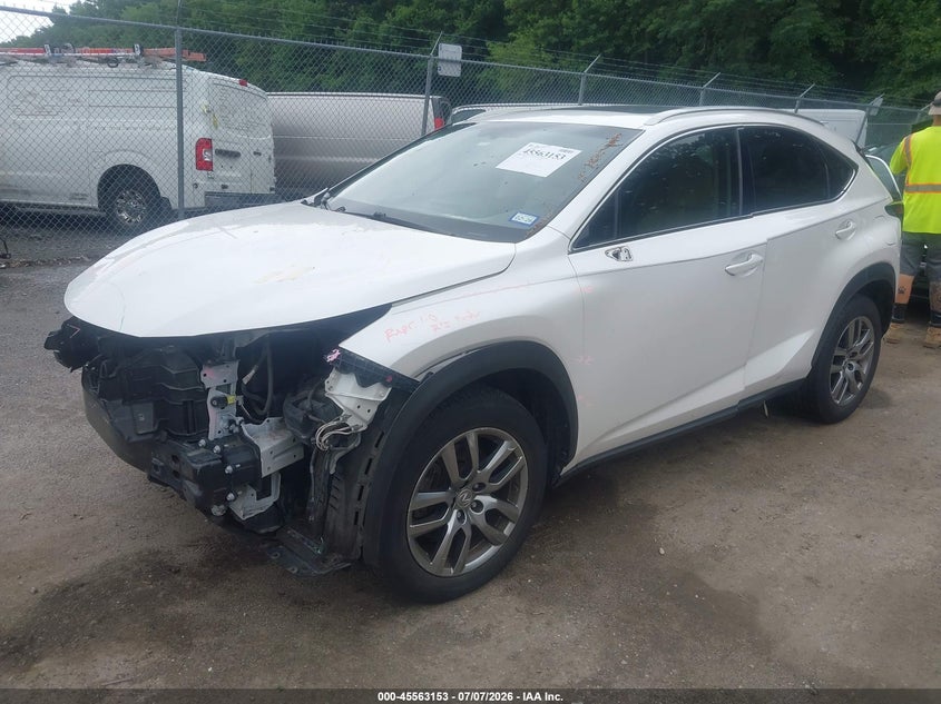 2016 Lexus Nx VIN JTJYARBZ8G2026549 IAAI salvage auction — FRONT END, Salvage - Greater Than 75% (Maryland), sold $5,700 on 2026-08-01 (photo 2)