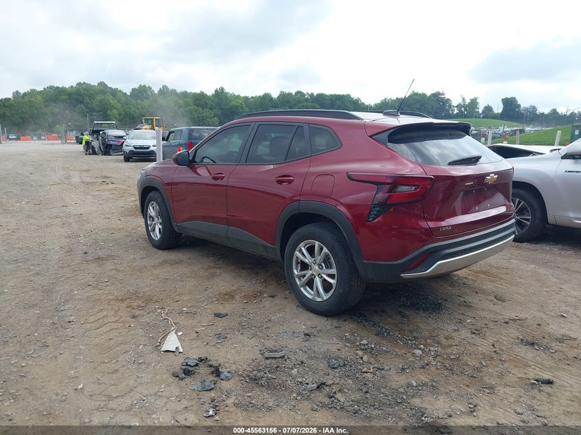 2024 Chevrolet Trax VIN KL77LHE21RC243050 IAAI salvage auction — NORMAL WEAR, Clear (Tennessee), sold $4,375 on 2026-07-22 (photo 3)