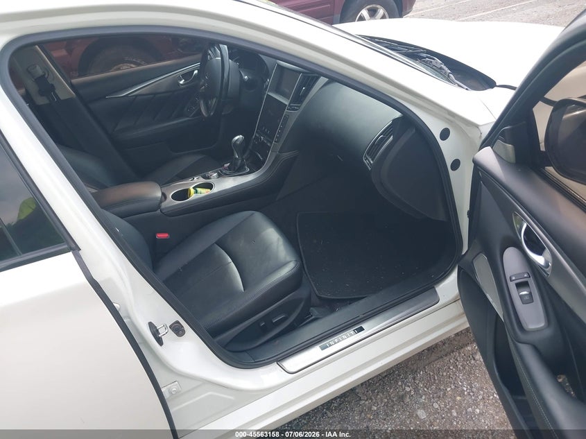 2017 Infiniti Q50 VIN JN1EV7AR5HM836469 IAAI salvage auction — FRONT END, Salvage Title, sold $1,550 on 2026-07-15 (photo 5)
