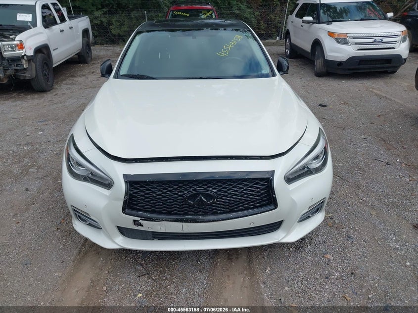 2017 Infiniti Q50 VIN JN1EV7AR5HM836469 IAAI salvage auction — FRONT END, Salvage Title, sold $1,550 on 2026-07-15 (photo 6)