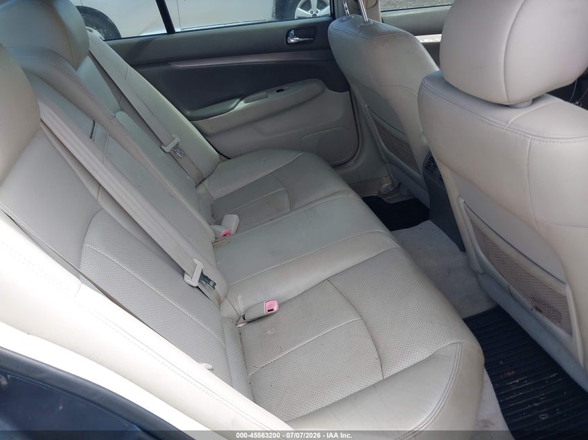 2011 Infiniti G37 VIN JN1CV6AP0BM503488 IAAI salvage auction — NORMAL WEAR, Clear (Florida), sold $475 on 2026-07-29 (photo 8)