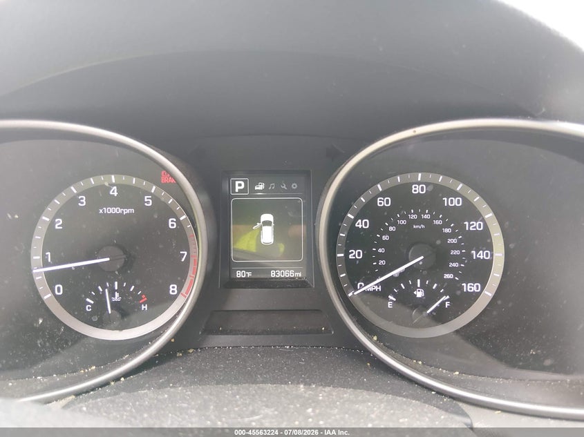2018 Hyundai Santa fe VIN KM8SM4HF8JU267017 IAAI salvage auction — REAR END, Salvage Title, sold $3,050 on 2026-07-26 (photo 7)