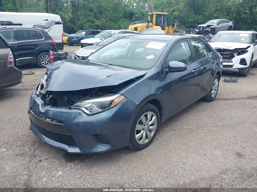 2015 Toyota Corolla VIN 2T1BURHE8FC337208 IAAI salvage auction — FRONT END, Salvage (Ohio), sold $2,950 on 2026-07-31 (photo 2)