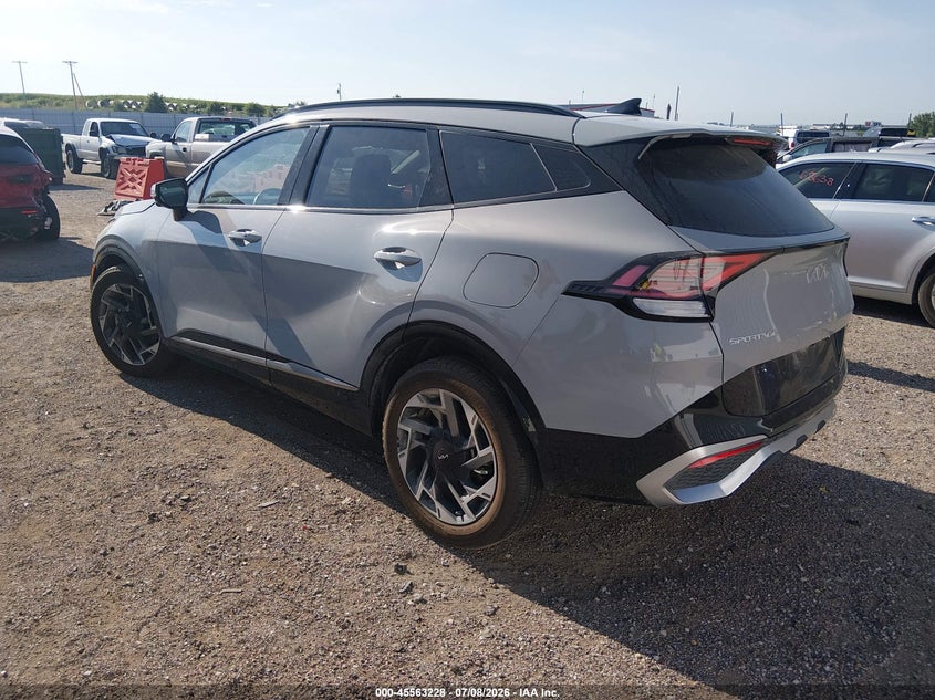 2025 Kia Sportage VIN 5XYK53DF7SG261231 IAAI salvage auction — FRONT END, Wait Title, sold $8,600 on 2026-08-22 (photo 3)