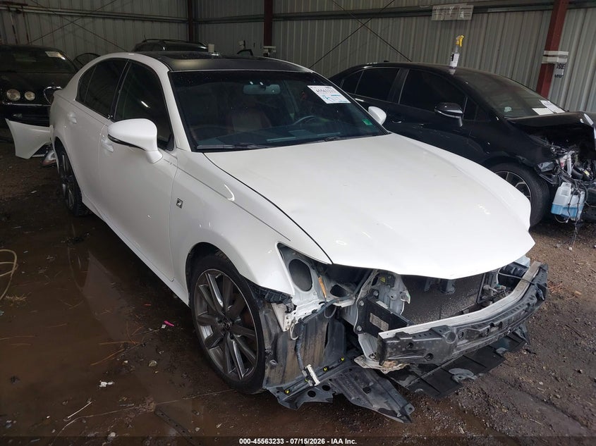 2013 Lexus Gs VIN JTHBE1BL2D5021138 IAAI salvage auction — FRONT END, Clear (Virginia), sold $2,100 on 2026-07-30 (photo 1)