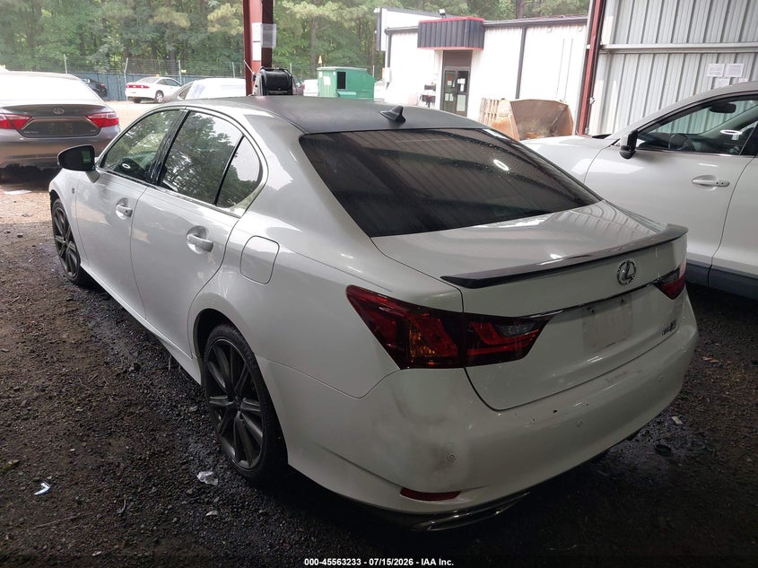 2013 Lexus Gs VIN JTHBE1BL2D5021138 IAAI salvage auction — FRONT END, Clear (Virginia), sold $2,100 on 2026-07-30 (photo 3)