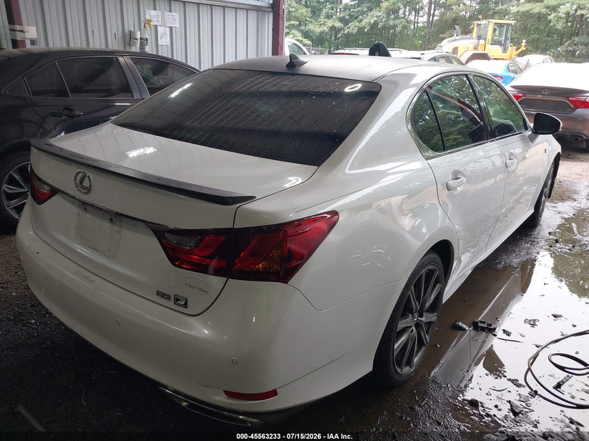 2013 Lexus Gs VIN JTHBE1BL2D5021138 IAAI salvage auction — FRONT END, Clear (Virginia), sold $2,100 on 2026-07-30 (photo 4)