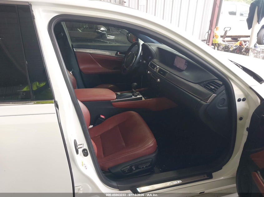 2013 Lexus Gs VIN JTHBE1BL2D5021138 IAAI salvage auction — FRONT END, Clear (Virginia), sold $2,100 on 2026-07-30 (photo 5)