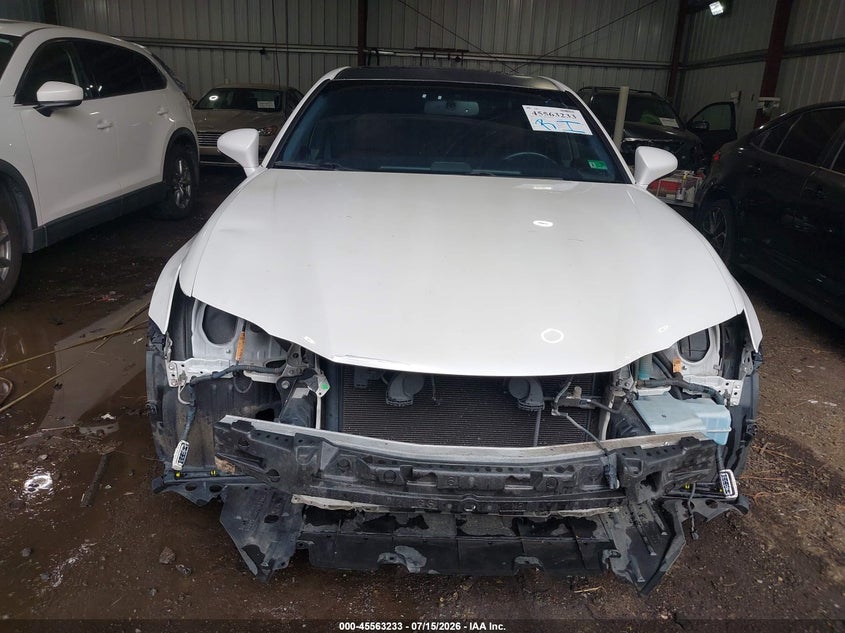 2013 Lexus Gs VIN JTHBE1BL2D5021138 IAAI salvage auction — FRONT END, Clear (Virginia), sold $2,100 on 2026-07-30 (photo 6)