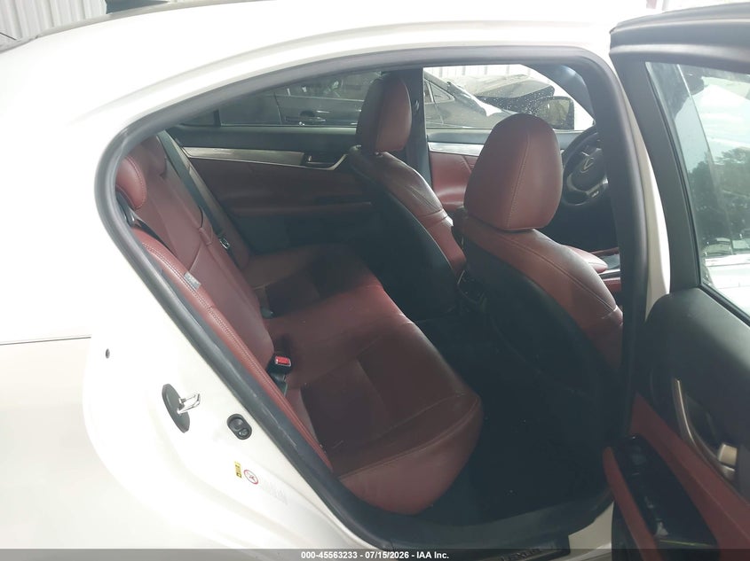 2013 Lexus Gs VIN JTHBE1BL2D5021138 IAAI salvage auction — FRONT END, Clear (Virginia), sold $2,100 on 2026-07-30 (photo 8)