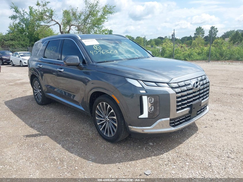 2025 Hyundai Palisade VIN KM8R7DGE5SU879109 IAAI salvage auction — HAIL, Clear Claim Paid (Wisconsin), sold $14,600 on 2026-07-21 (photo 1)